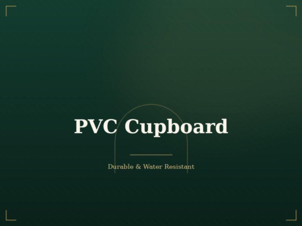 PVC cupboard design by Haashini Dream Interior