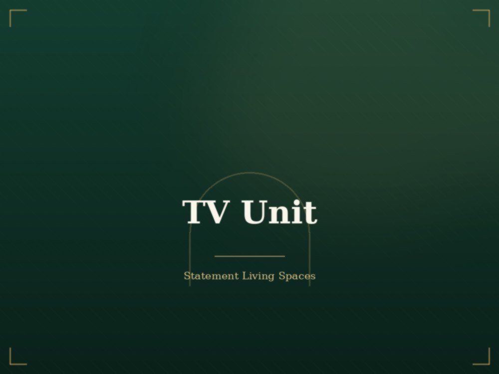 TV unit design by Haashini Dream Interior